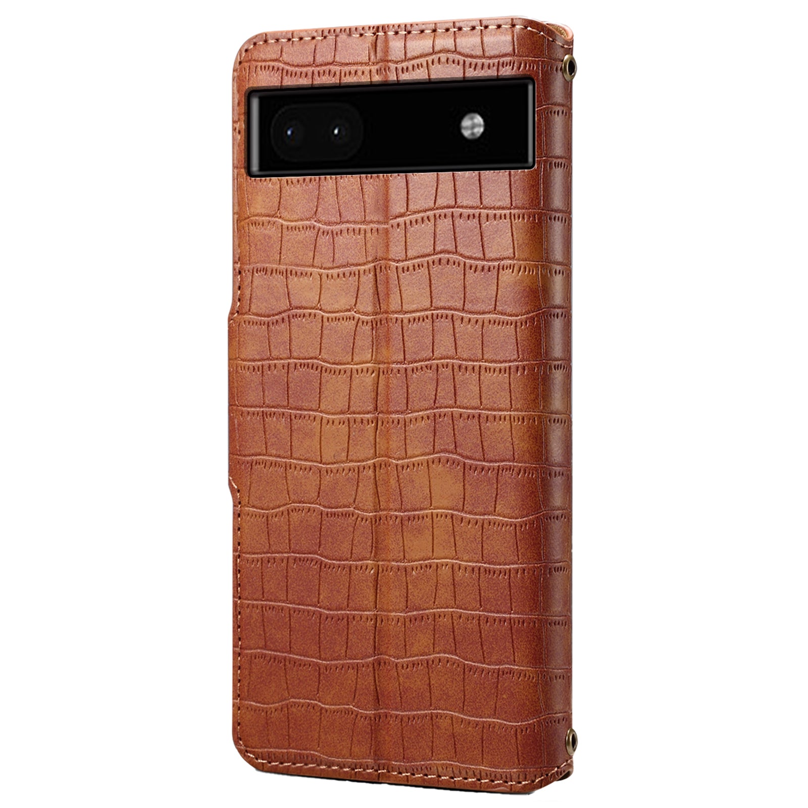 Phone Cover for Google Pixel 6a Crocodile Texture PU Leather Wallet Phone Case with Folding Stand Phone Cover for Google Pixel 6a Crocodile Texture PU Leather Wallet Phone Case with Folding Stand
